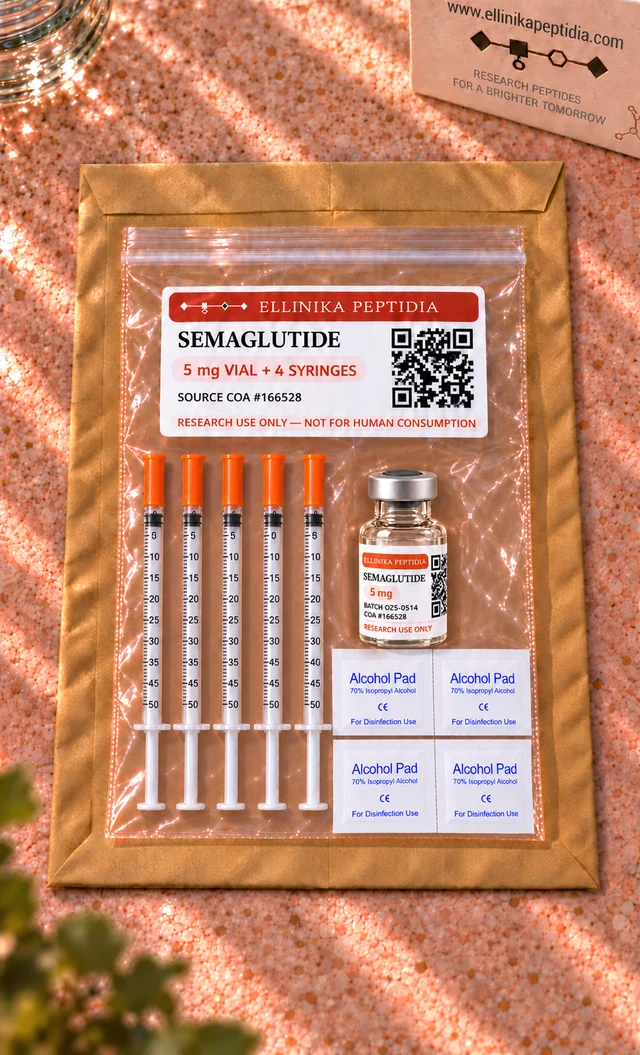 Semaglutide — reconstituted 5 mg vial + 4 syringes
